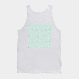 Golden Dot Pattern Tank Top